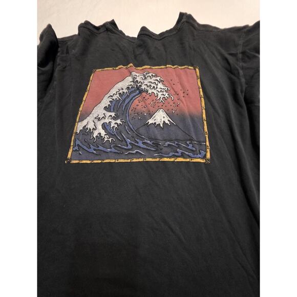 Quicksilver Men's Size Large Black Short Sleeve T-Shirt - Picture 2 of 5